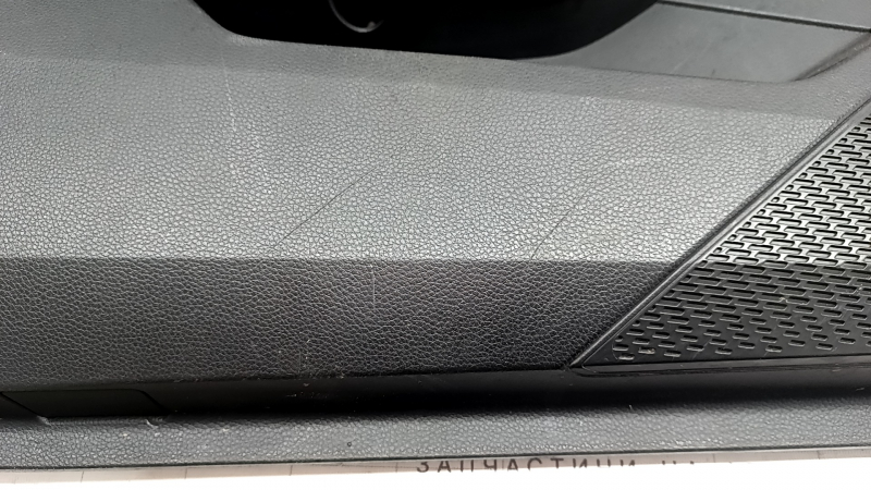Honda Accord 23-26 black front left door panel, black leather armrest, black leather insert, tear, scratches