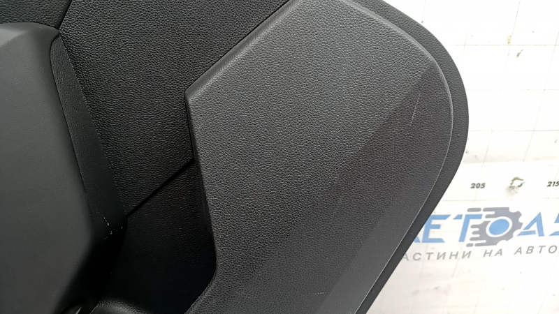 Rear left door panel for Honda Accord 2023-2026, black leather, leather armrest, plastic insert, tear, scratches