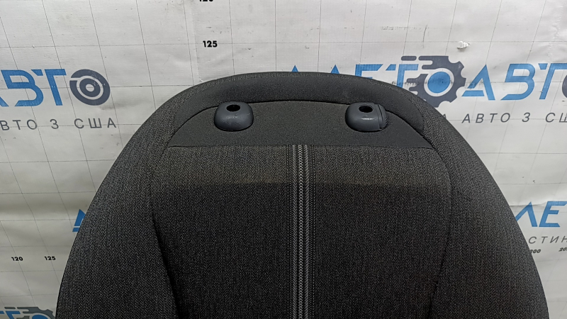 Honda Accord 23-26 passenger seat without airbag, manual, black fabric with white stitching, without headrest, dry-cleanable