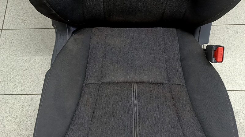 Honda Accord 23-26 passenger seat without airbag, manual, black fabric with white stitching, without headrest, dry-cleanable