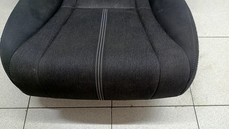 Honda Accord 23-26 passenger seat without airbag, manual, black fabric with white stitching, without headrest, dry-cleanable