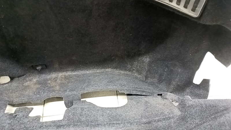 Honda Accord 23-26 black floor covering, chrome footrest pad, dry cleanable