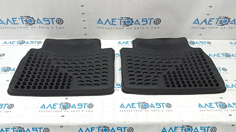 Set of floor mats with black rubber for Toyota Camry V70 18-24