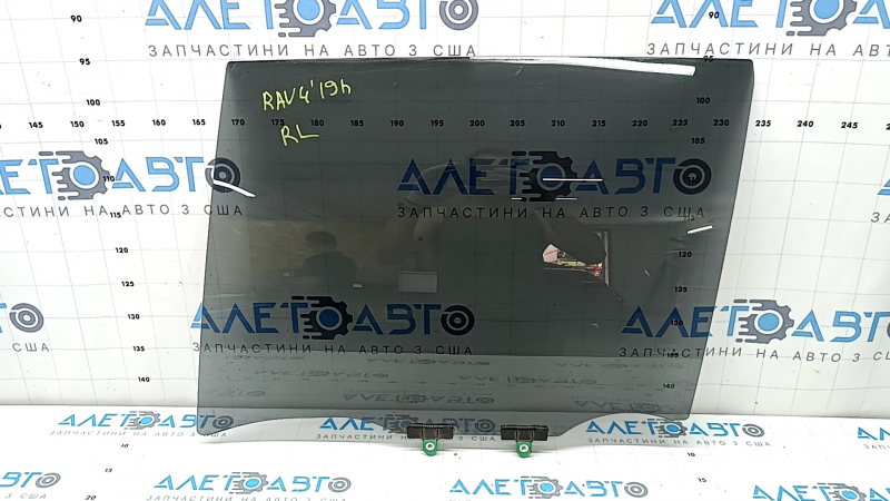 Toyota Rav4 rear left door glass 19-25 tinted, AGC