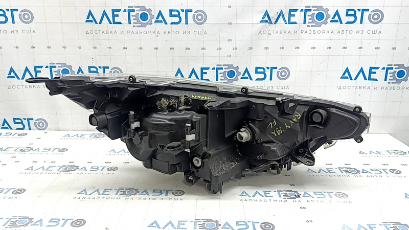 Left front headlight Toyota Rav4 19-23 LED, chrome, Japan built, sand