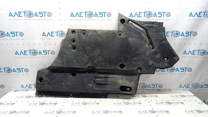 Front left underbody protection for Toyota Rav4 19-25 hybrid, Japan built, tears, dented fasteners