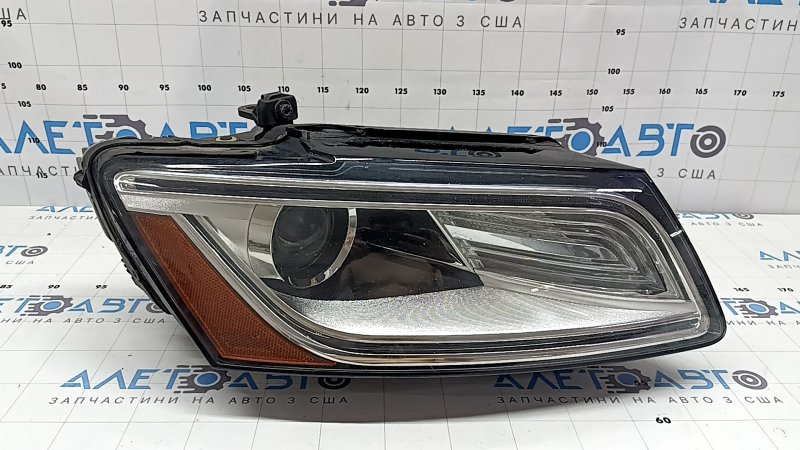 Front right headlight assembly Audi Q5 8R 13-17 rest, xenon, sand, yellowing LED