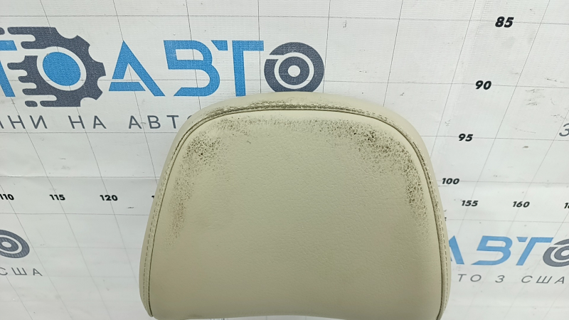 Front right headrest for Audi Q5 8R 09-17, leather, beige, dry-cleanable