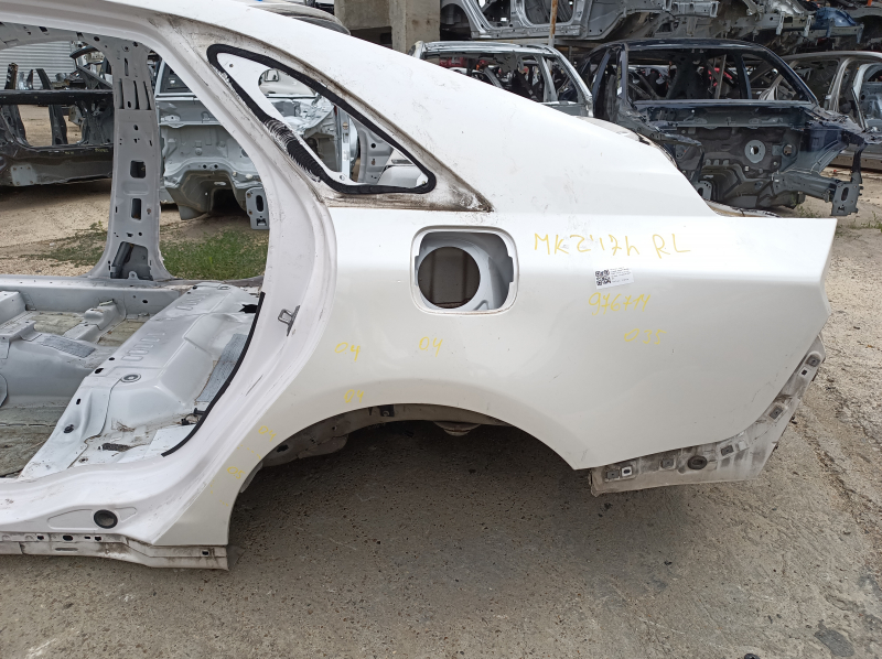 Quarter wing rear left Lincoln MKZ 13-20 on the body, white, made 0.35-0.5