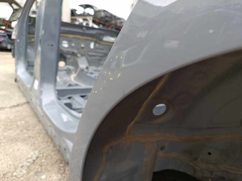 Quarter wing rear left Honda Accord 23-26 gray, on the body, bumps, dents, corrosion