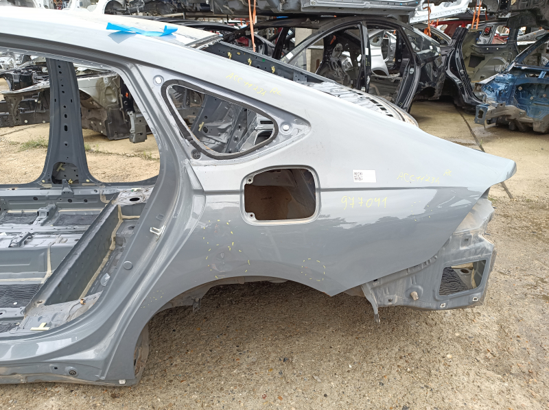Quarter wing rear left Honda Accord 23-26 gray, on the body, bumps, dents, corrosion