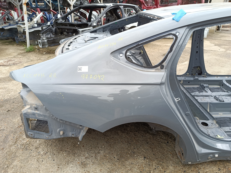 Quarter wing rear right Honda Accord 23-26 gray, on the body, bumpers