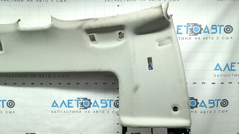 VW Tiguan 18-24 gray headliner, ready for panoramic windows, dry-cleanable, tears, creases