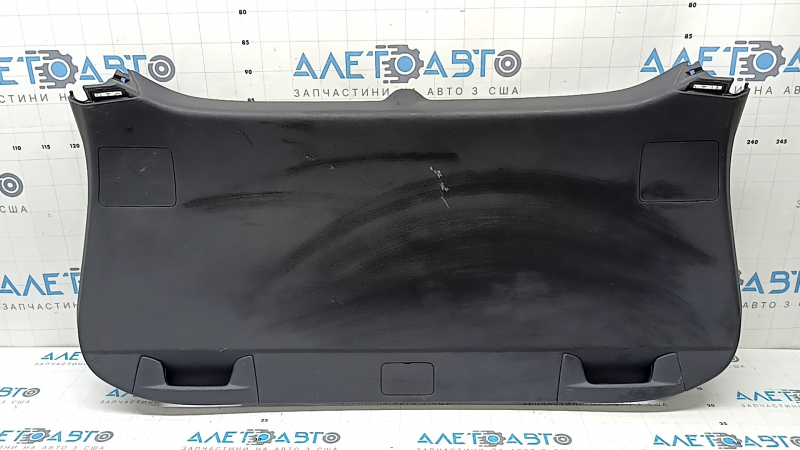 Lower tailgate trim for Toyota Rav4 19-25, black, with handles, scratches, worn