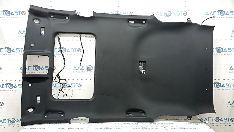 Black headliner for Toyota Rav4 19-20 (under the sunroof), creases, scratches, needs cleaning
