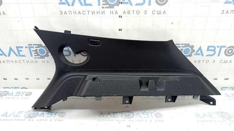 BMW X2 F39 18-23 right rear window trim, black, with plug, worn