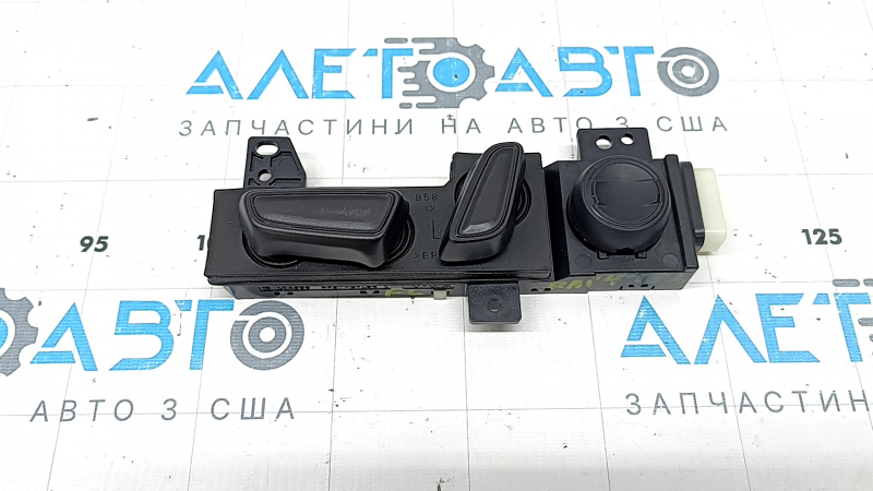 Driver's seat control Toyota Rav4 19-25 with black buttons, worn buttons