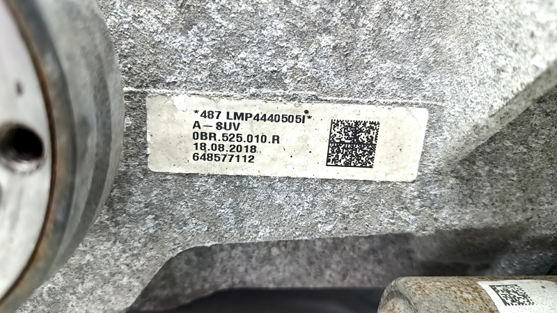 Rear differential gearbox VW Tiguan 18-22 105k with block, rusty flange