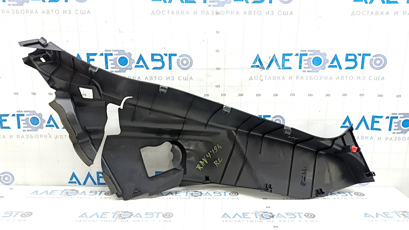 Lower left rear pillar trim Toyota Rav4 19-25 black, hybrid, scratches