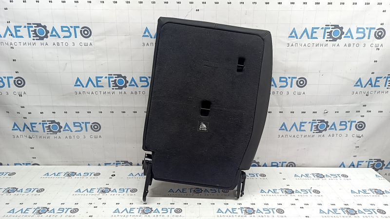 Backrest of the rear row of seats, right (2nd row) BMW X2 F39 18-23, black leather Sensatec, with frame