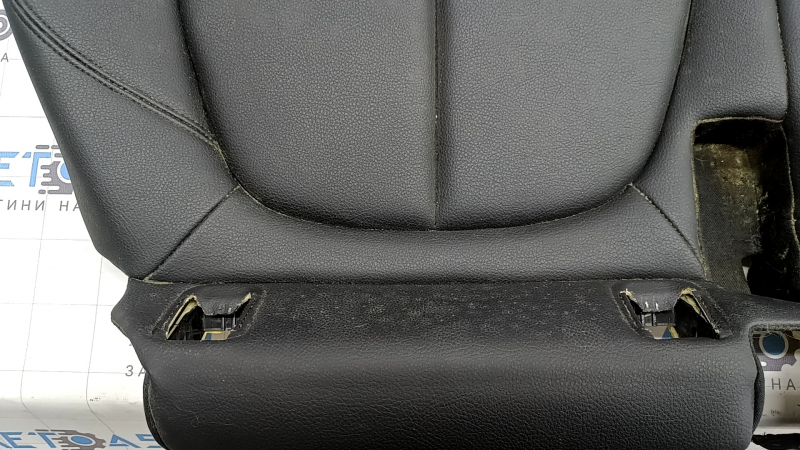 Rear seat cushion (2nd row) BMW X2 F39 18-23 black leather Sensatec, dry cleanable