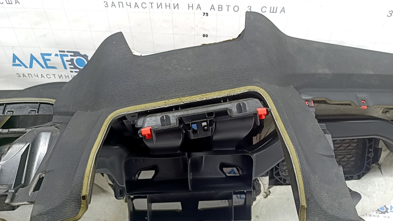 Dashboard front panel without AIRBAG BMW X2 F39 18-23 black leather, dry cleanable
