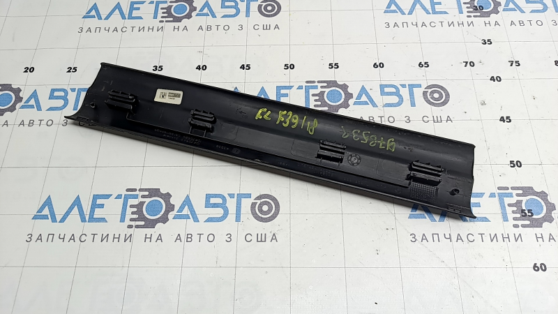 Inner door sill trim, front left, BMW X2 F39 18-23, black, scratches, worn