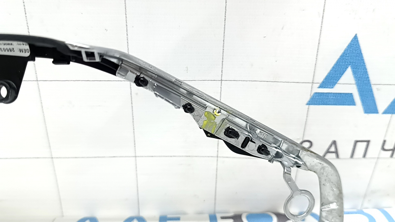 Upper steering wheel cover BMW X2 F39 18-23 black with chrome, broken mount, bump