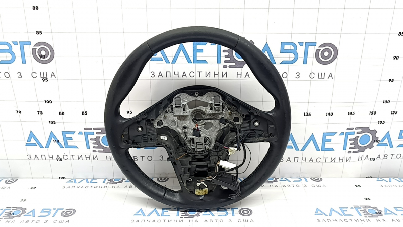 Bare steering wheel BMW X2 F39 18-23 black leather with heating, worn, ready for dry cleaning