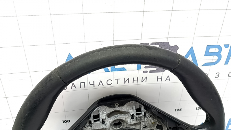 Bare steering wheel BMW X2 F39 18-23 black leather with heating, worn, ready for dry cleaning