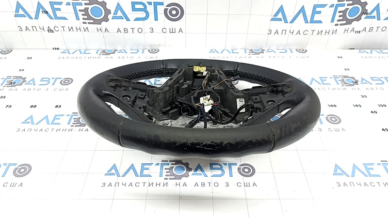Bare steering wheel BMW X2 F39 18-23 black leather with heating, worn, ready for dry cleaning