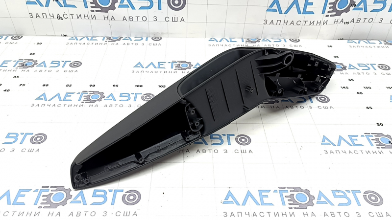 Door trim armrest card Audi Q5 8R 09-17 black leather, with window lifter trim, worn