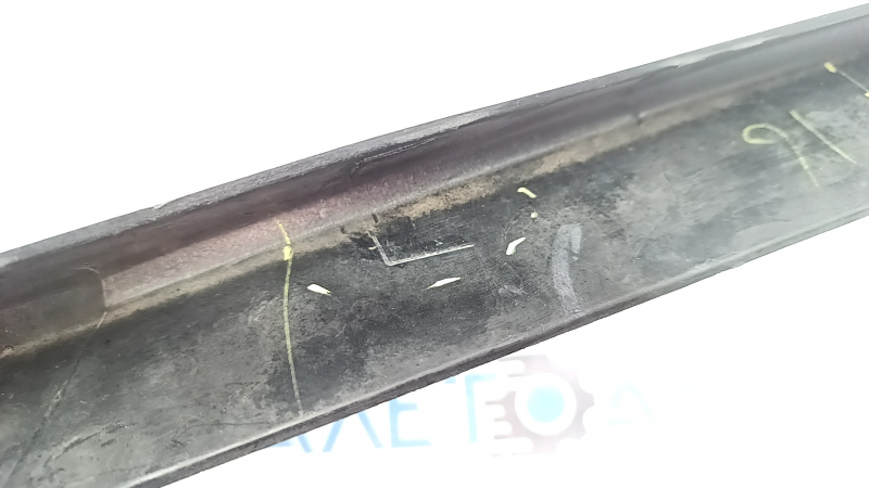 Front bumper lip Ford Mustang mk6 18-23 rest, scratches, broken fasteners