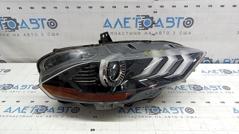Front right headlight assembly Ford Mustang mk6 18-23 LED, polished, scratches