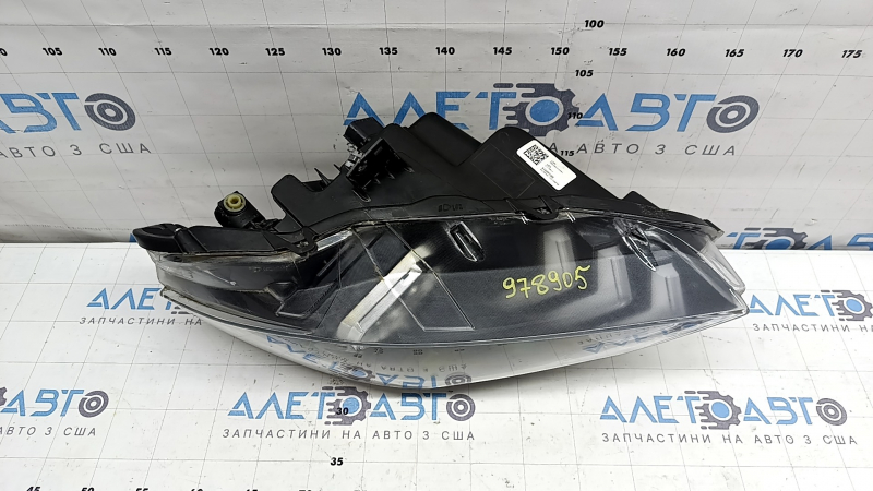 Front right headlight assembly Ford Mustang mk6 18-23 LED, polished, scratches