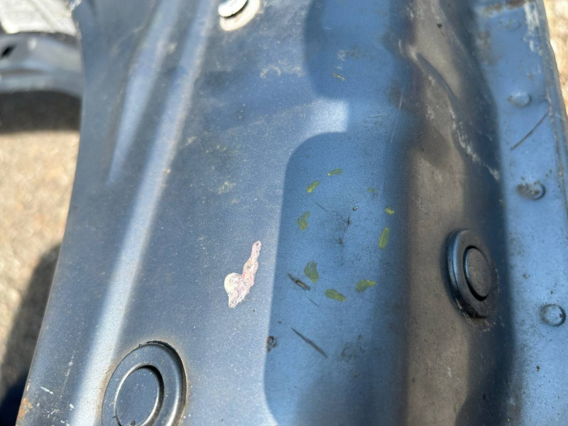 The central left body pillar of the Mitsubishi Outlander Sport ASX 10-25 is sawn off and dented