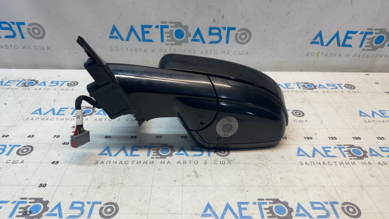 Left side mirror assembly Land Rover Range Rover Velar 18-26 18 pins, turn signal, heated, auto-dimming, backlight, BSM, black, auto-folding does not work