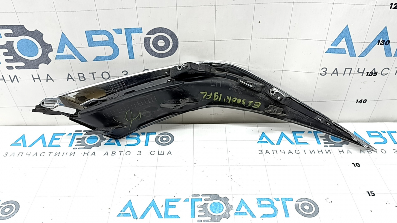 Left front bumper molding for Lexus ES 19-26, chrome structure