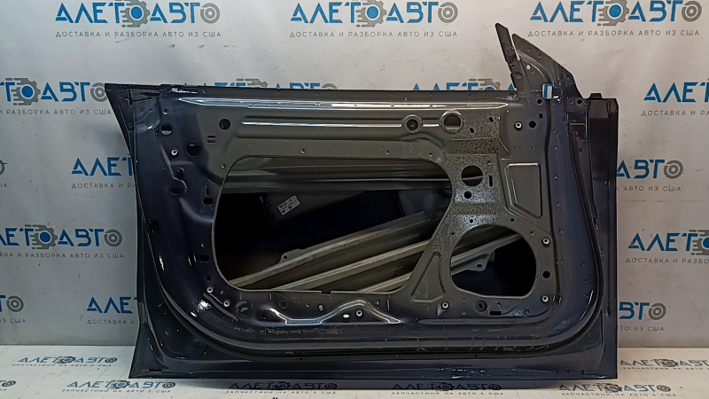 Tesla Model 3 18-20 PMNG graphite bare front left door, scratch, paint chip