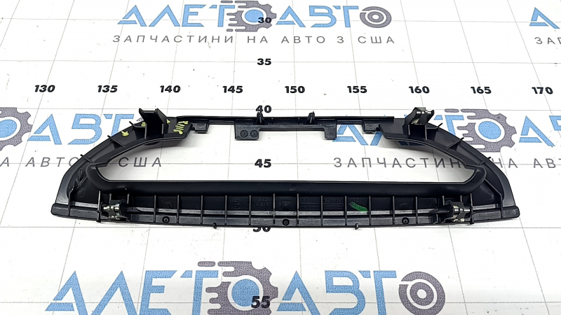 Front panel trim for BMW X1 F48 16-22 monitor, black