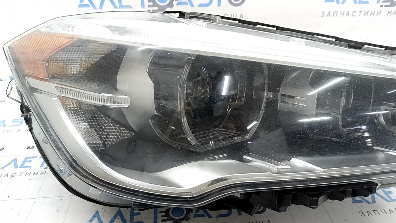 Front right headlight complete BMW X1 F48 16-19 LED, for polishing