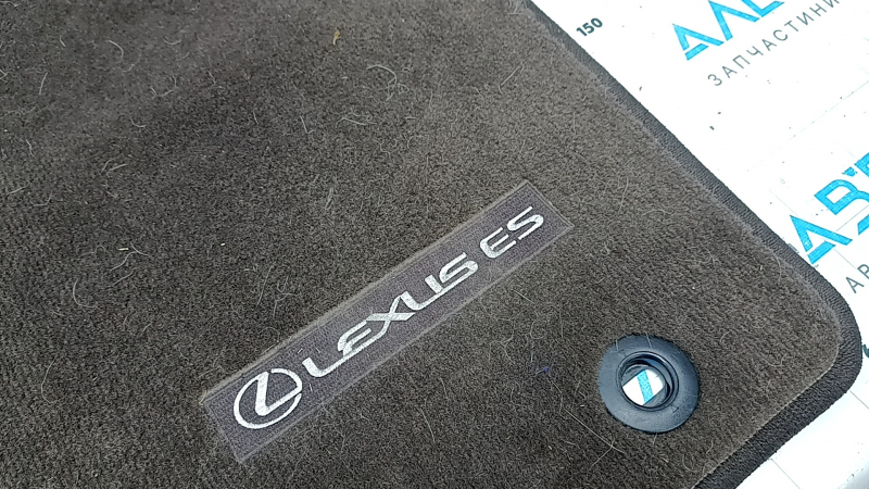 Set of interior floor mats, fabric, Lexus ES 19-26, brown, for cleaning