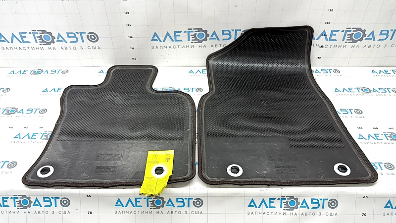 Set of interior floor mats, fabric, Lexus ES 19-26, brown, for cleaning
