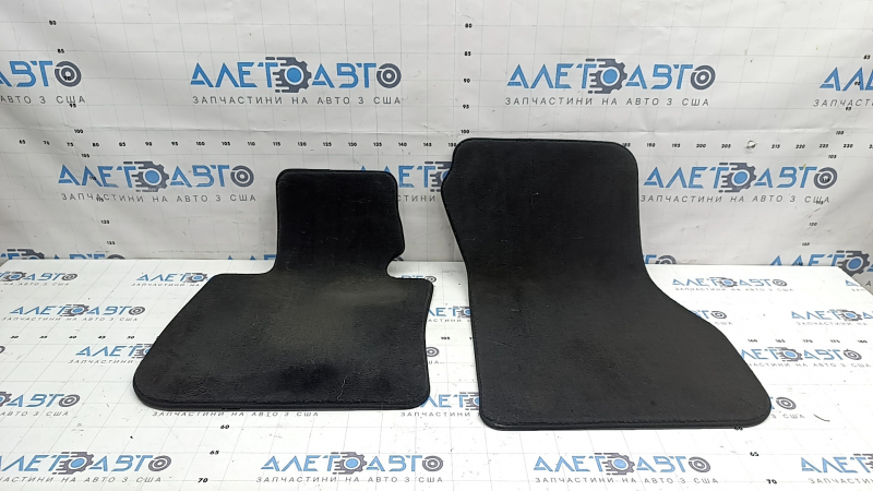 Set of floor mats for BMW X1 F48 16-19, fabric, black, Anthrazit, dry-cleanable