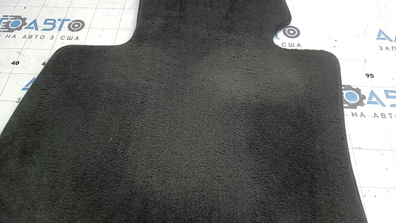 Set of floor mats for BMW X1 F48 16-19, fabric, black, Anthrazit, dry-cleanable