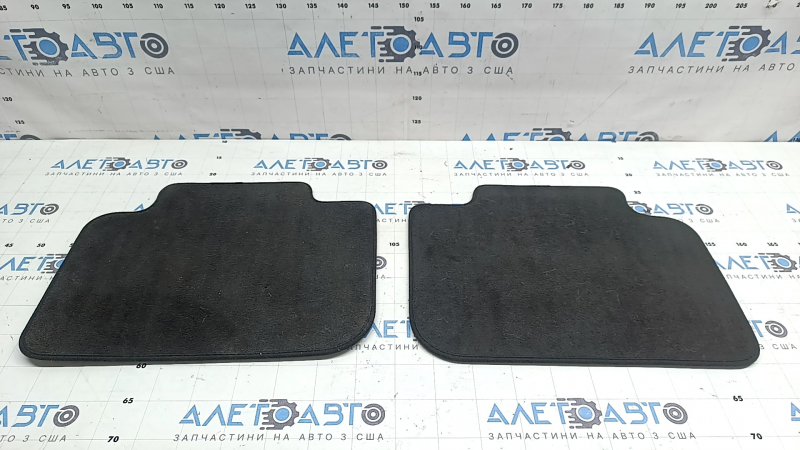 Set of floor mats for BMW X1 F48 16-19, fabric, black, Anthrazit, dry-cleanable