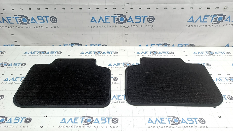Set of floor mats for BMW X1 F48 16-19, fabric, black, Anthrazit, dry-cleanable