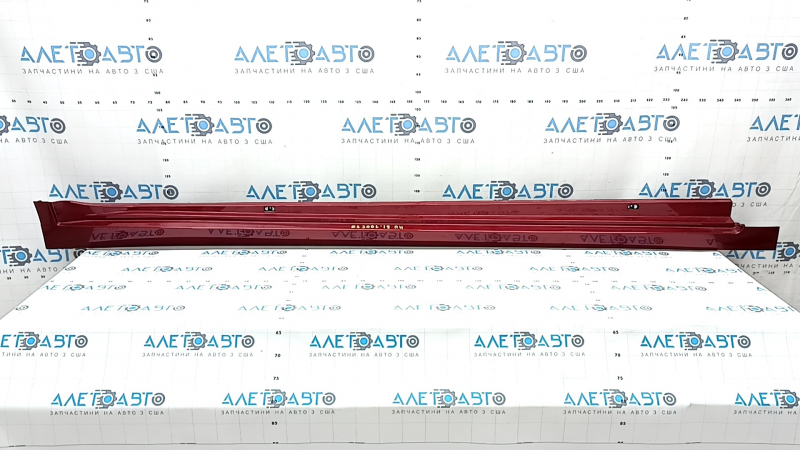 Right threshold Lexus ES 19-26 red, broken fasteners, scratches