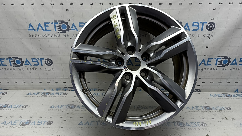 Set of wheels R18 x 7.5J ET51 4pcs BMW X1 F48 16-22 Style 570M, M-Sport, curb