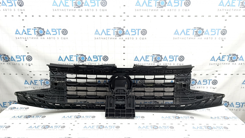 Radiator grill VW Atlas 21-23 black gloss + structure, with chrome moldings, without emblem